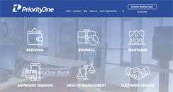 Desktop Screenshot of priorityonebank.com